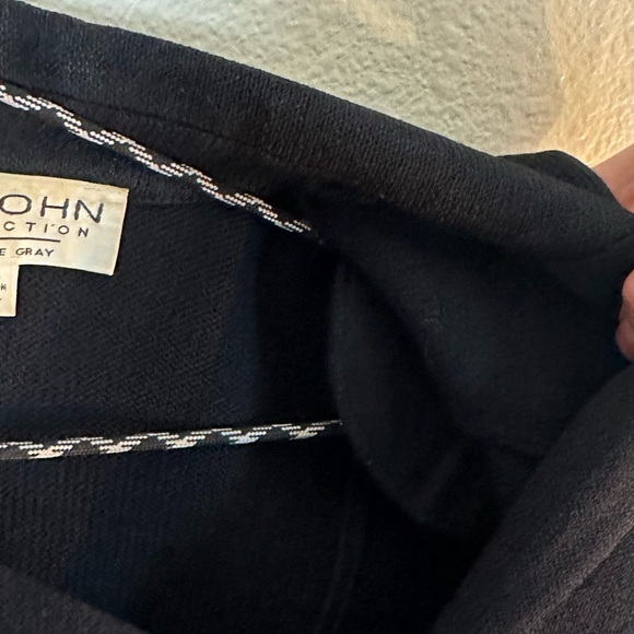 St. John by Marie Gray Black Jacket Blazer Zip Front Knit Women’s Size 4 - Picture 6 of 9